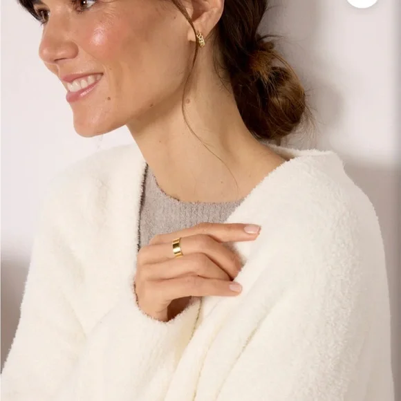 Barefoot Dreams CozyChic Luxe High Slit Cardigan - Picture 2 of 5